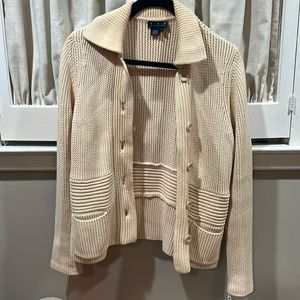 Beautiful knit NWT cream sweater